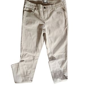 Forever 21- 27 Natural Cotton Pants Straight Leg Business‎ Casual